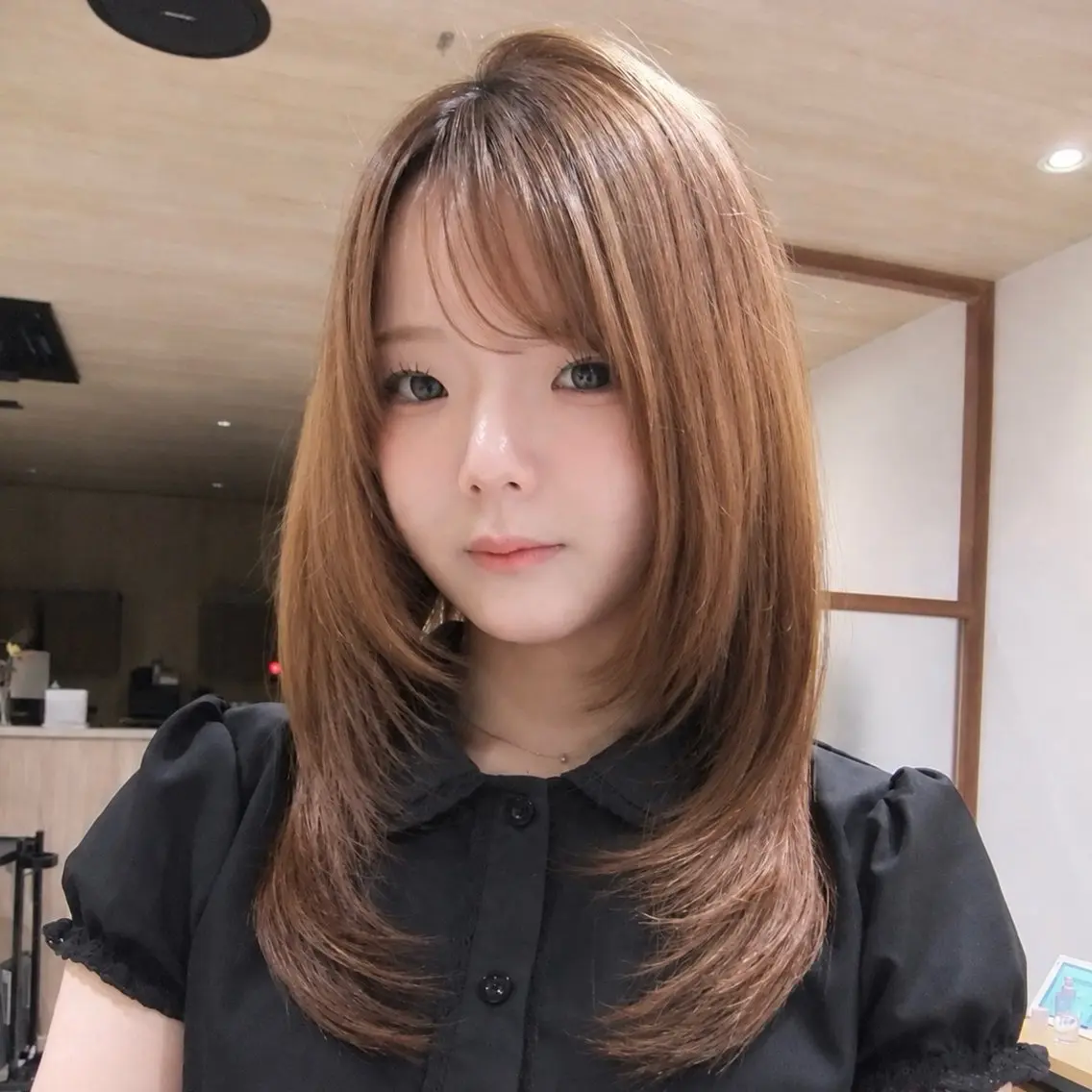 セミロング カラー カット メンズカットモデル 募集/yuan⟡.·のヘアスタイル