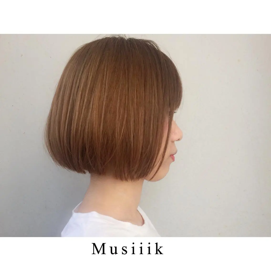 ショート ボブ Musiiik hairのヘアスタイル