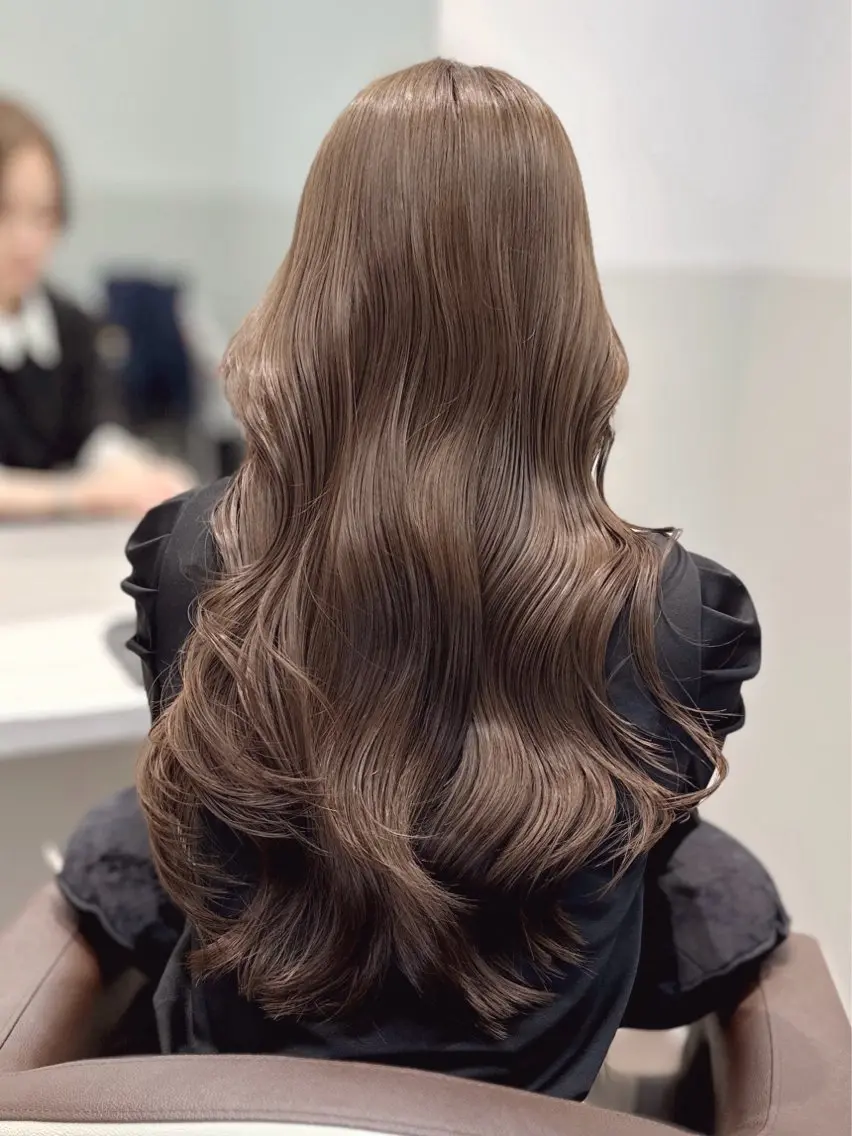 ロング カラー カット ヘアカラー トリートメント まとまるレイヤー 🌙有沢透羅のヘアスタイル