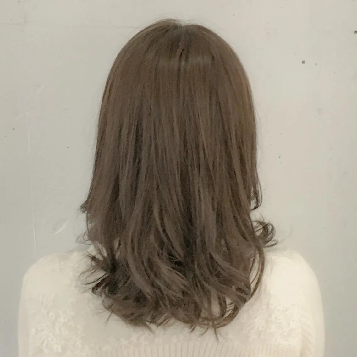 セミロング カラー ベージュカラー ヘアカラー トミタ アツシのヘアスタイル