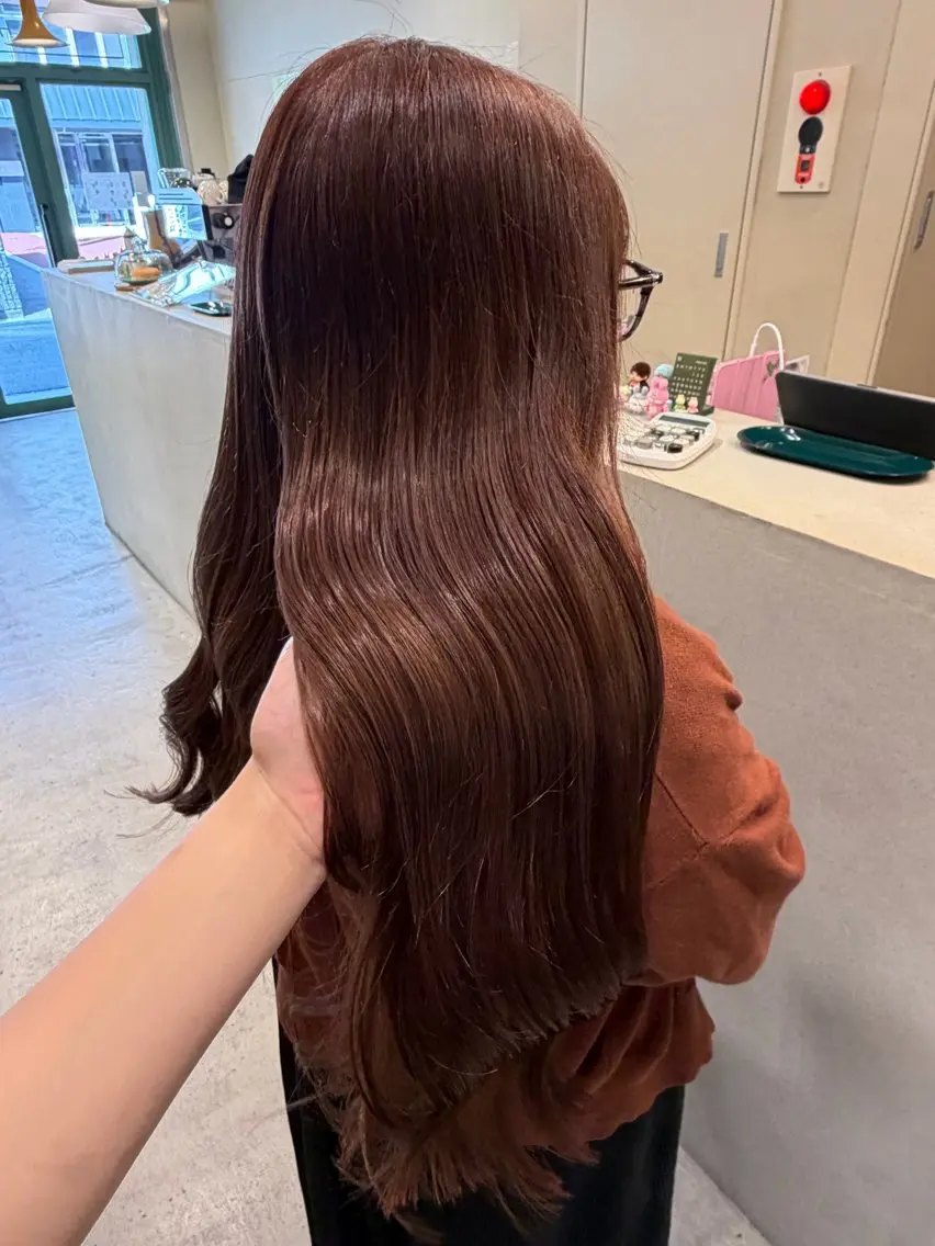 ロング カラー ヘアアレンジ ヘアカラー HERMITAGE/ 千尋のヘアスタイル