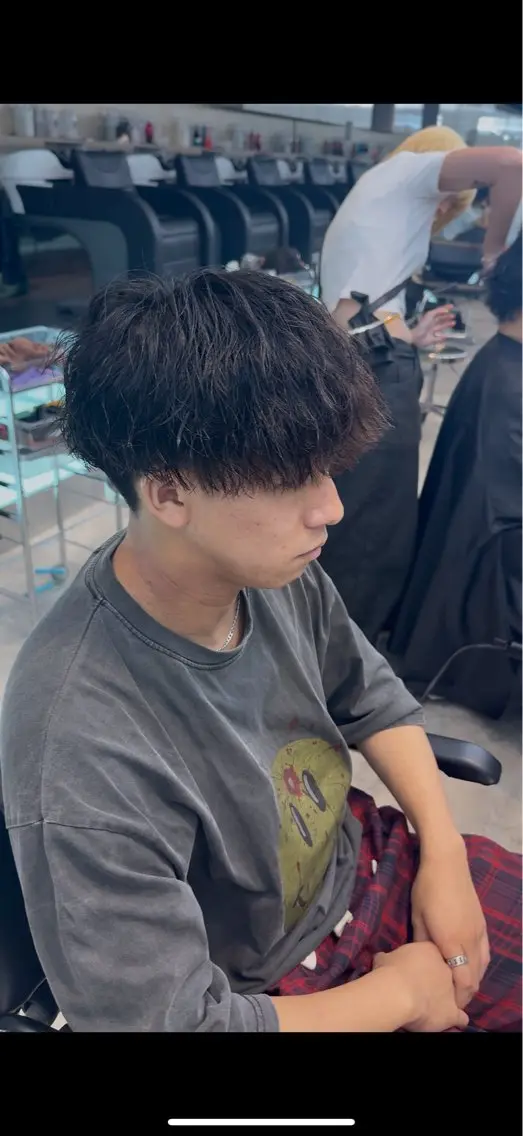 パーマ メンズ 当日予約⭕️ 太田のヘアスタイル