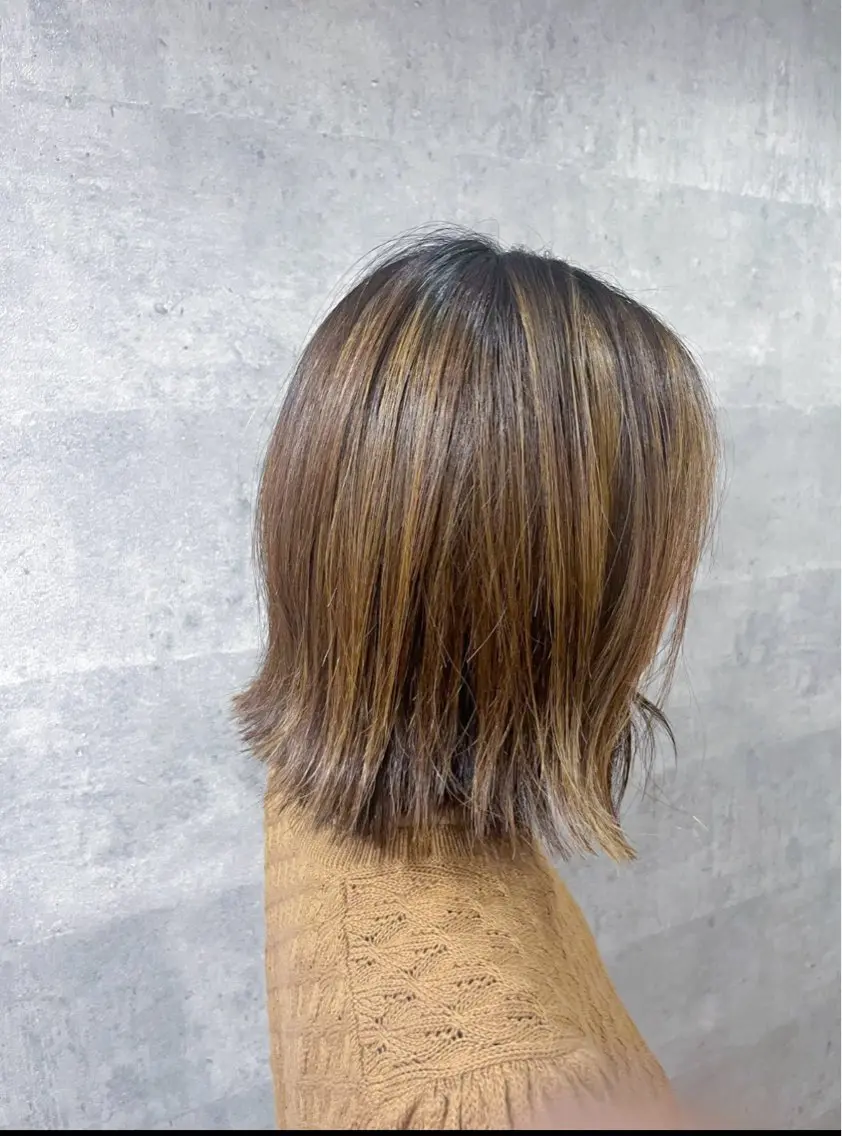 ミディアム カット ヘアカラー Grow by NYNY 田代 紀恵のヘアスタイル