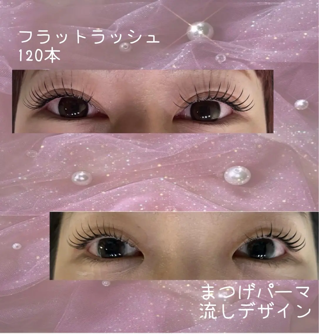 マツエク・マツパ 束感まつ毛 💐ツメイク manae🤎のマツエク・マツパデザイン