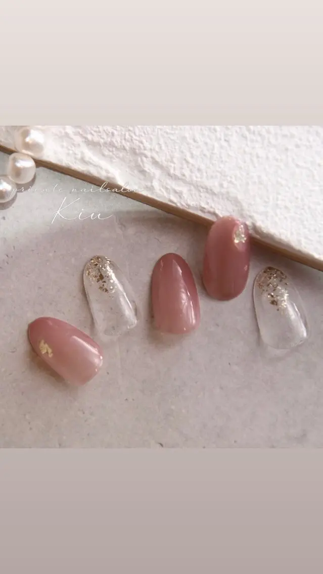 ネイル ジェルネイル ミラーネイル ニュアンスネイル オフィスネイル ショートネイル ハンドネイル kiu nailsalonのネイルデザイン
