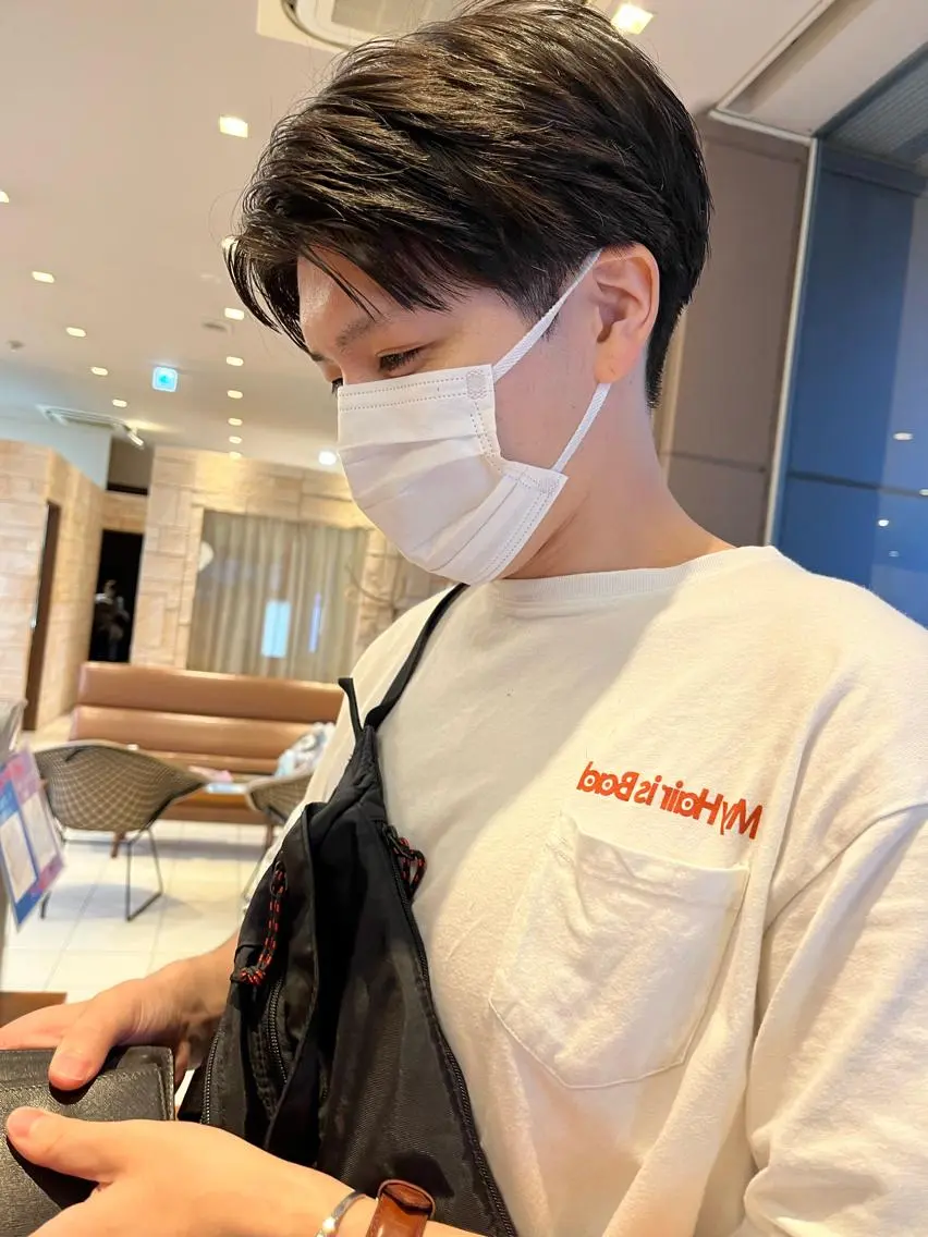 👱🏼♂️メンズ限定🤎カット+シャンプー込み+マイクロバブル付き🧴の写真
