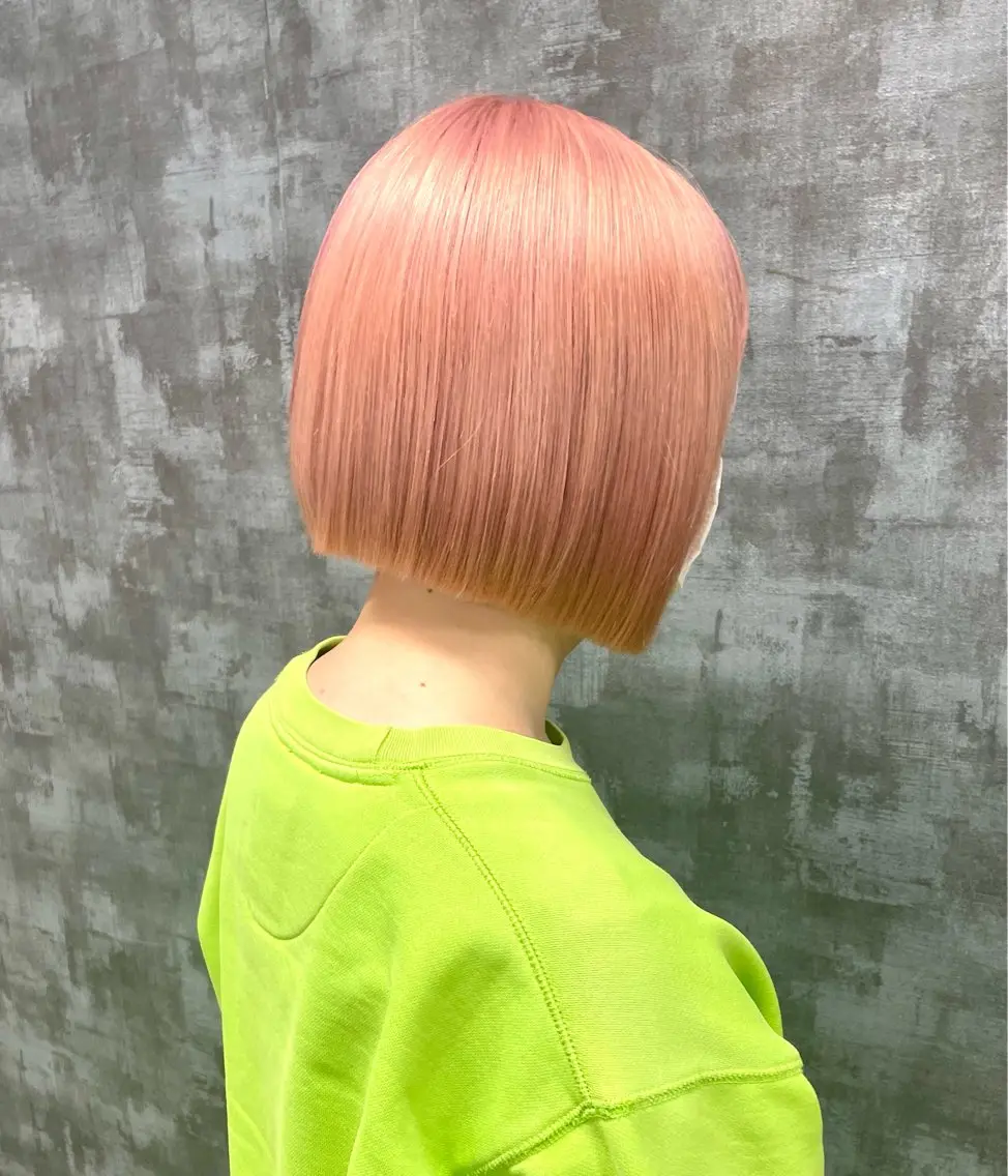 ショート 🌹ブリーチ/ボブ/ レイヤー渋谷🌹のヘアスタイル
