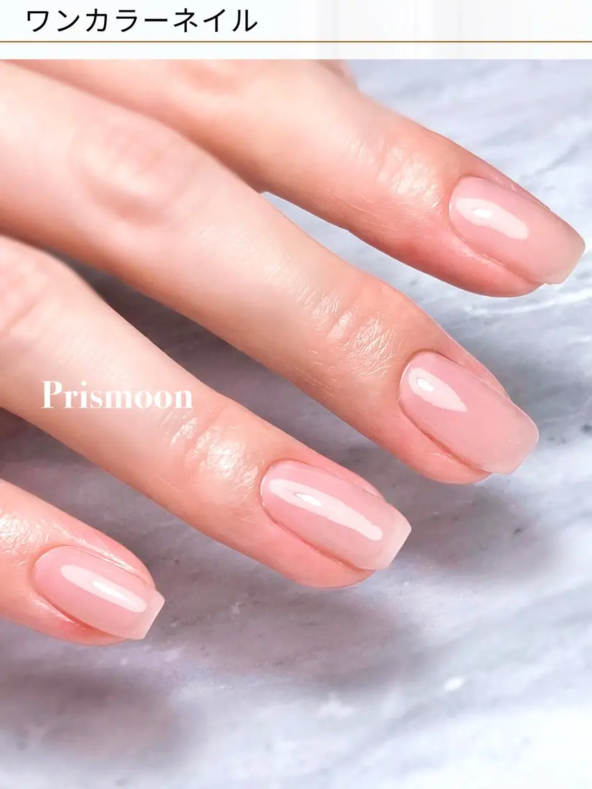 ネイル ワンカラーネイル ハンドネイル Prismoon /津市ネイルのネイルデザイン