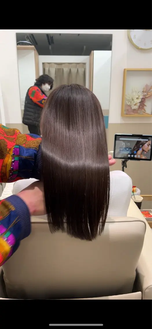 ロング カラー 髪質改善 ulu+sia/ 神戸本格派髪質改善のヘアスタイル