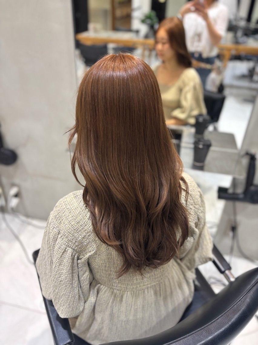 ロング カラー ベージュカラー ヘアカラー 🔮透明感カラー🔮 misaのヘアスタイル