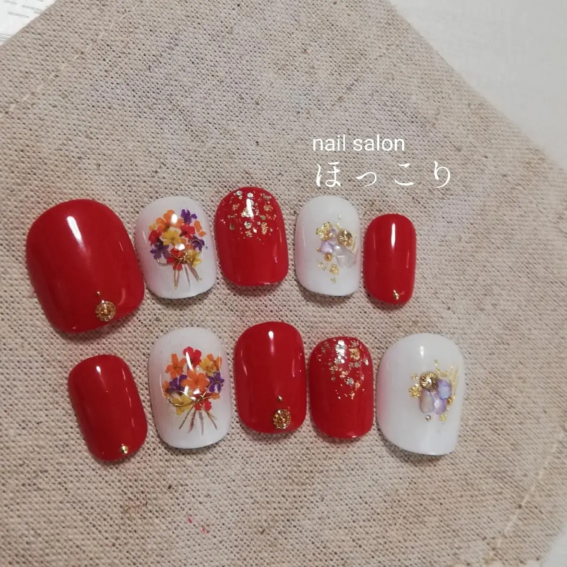 ネイル ネイルチップ ネイルサロンほっこり kanaのネイルデザイン