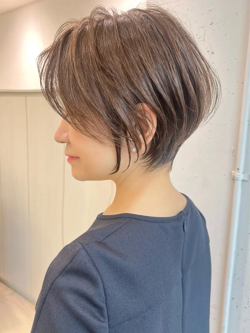 ショート ショート/ 山見陽のヘアスタイル