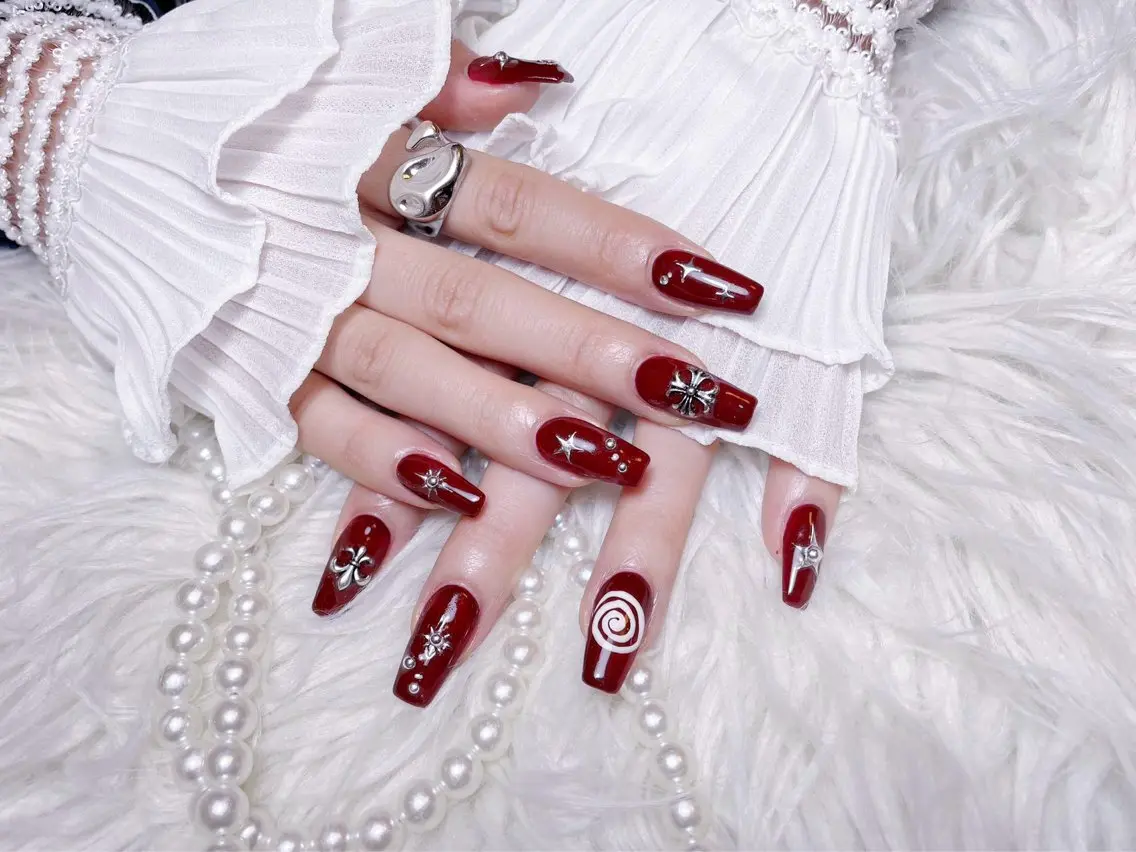 ネイル チークネイル 長さ出し フレンチネイル ガーリー 韓国ネイル sun nail池袋 モデル募集のネイルデザイン