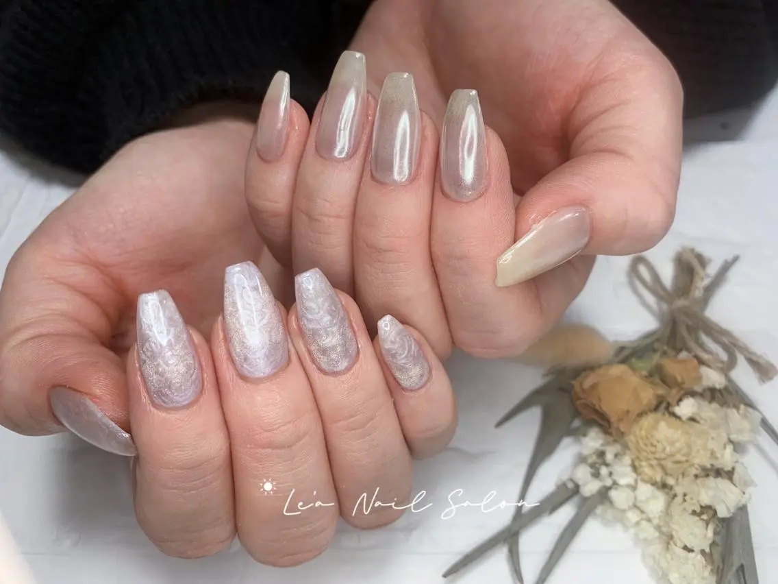 ショート カラー ネイル Le’a NailSalonのネイルデザイン