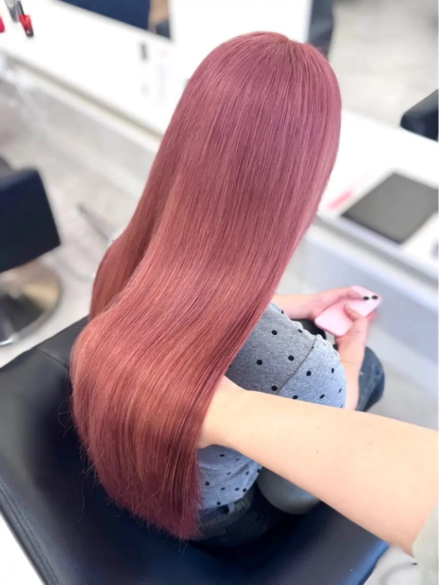 ロング カラー ヘアカラー ♡ParveMix NANO♡のヘアスタイル