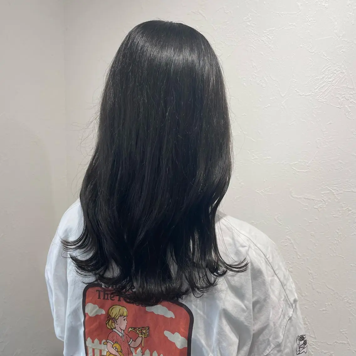 セミロング カラー shiho .のヘアスタイル