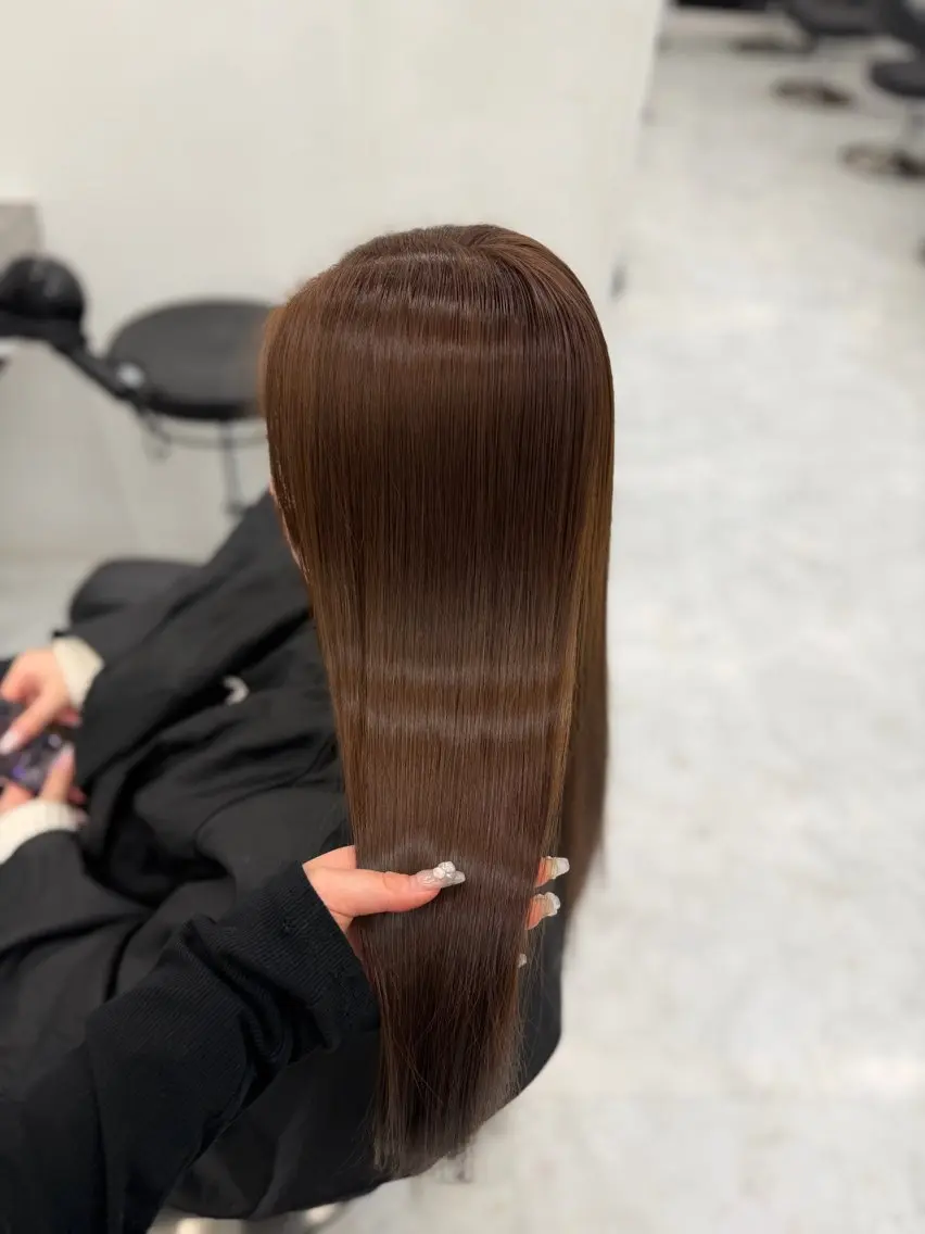 カラー ヘアカラー トリートメント ヘアセット 透明感カラー🎀艶髪 Anju/渋谷🎀のヘアスタイル