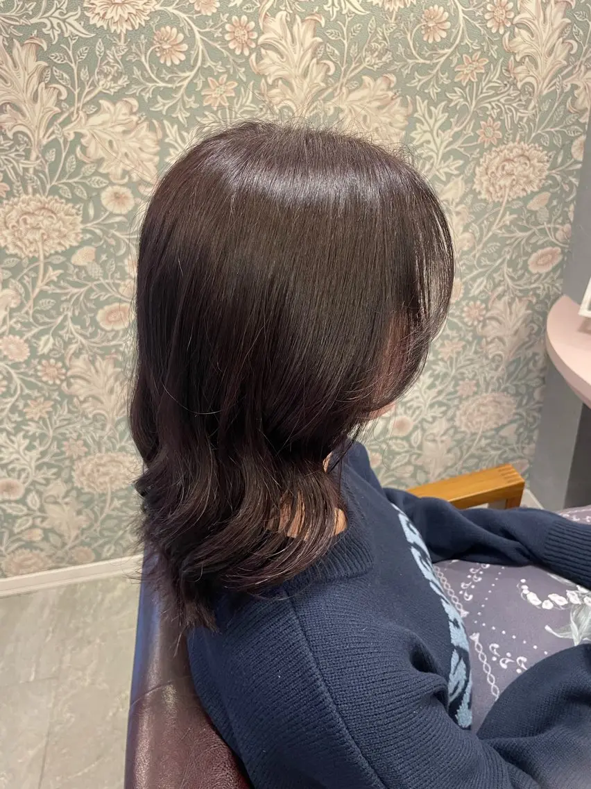 ミディアム hair make echo滿木あい花のヘアスタイル