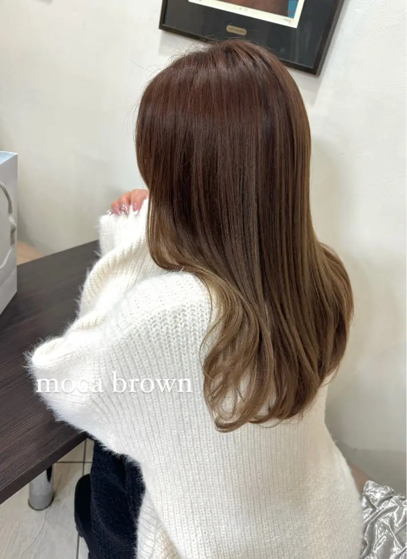 ロング カラー カット ヘアカラー トリートメント コレットヘアー 田中アヤノのヘアスタイル