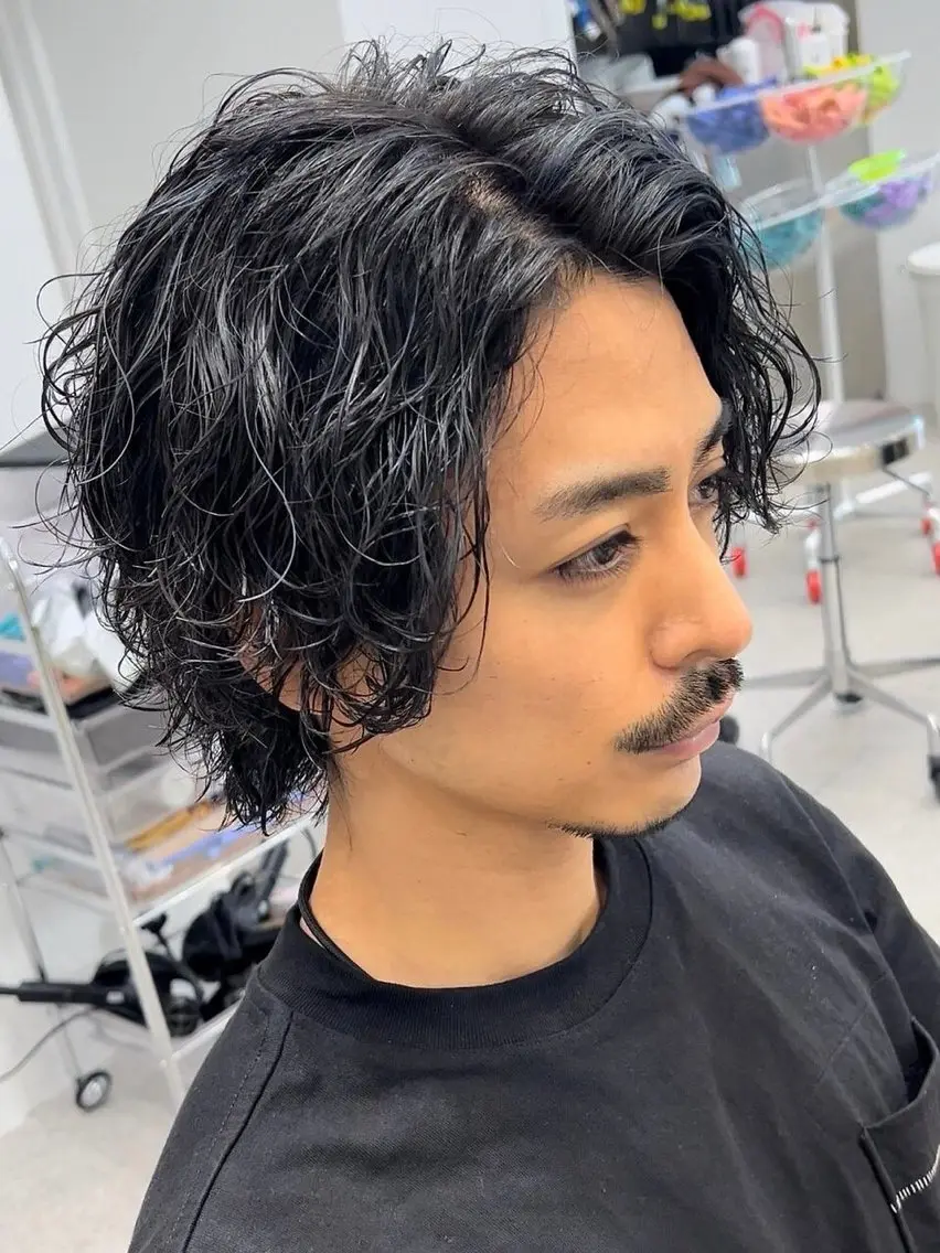 ショート パーマ メンズ SENTA✨メンズ パーマ✨fifth栄のヘアスタイル
