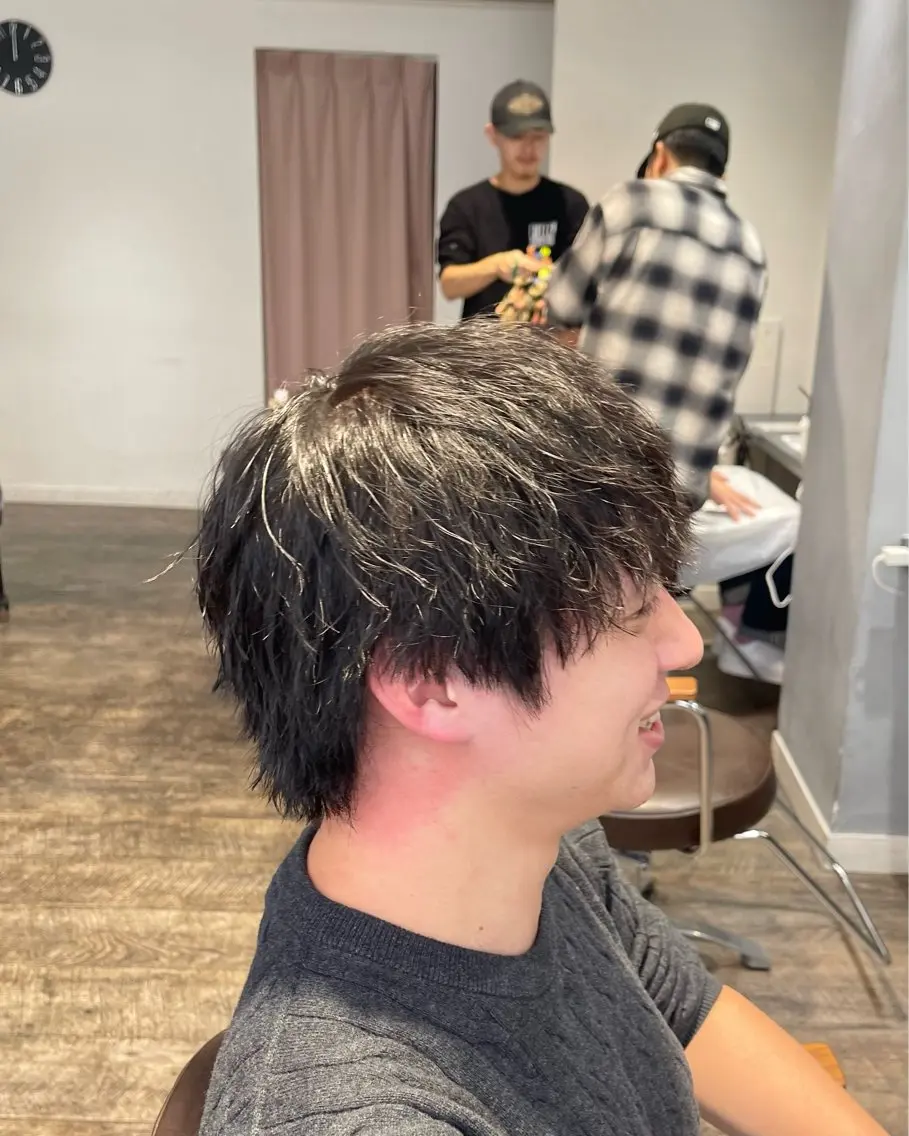 パーマ メンズ 大人男子の メンズパーマのヘアスタイル