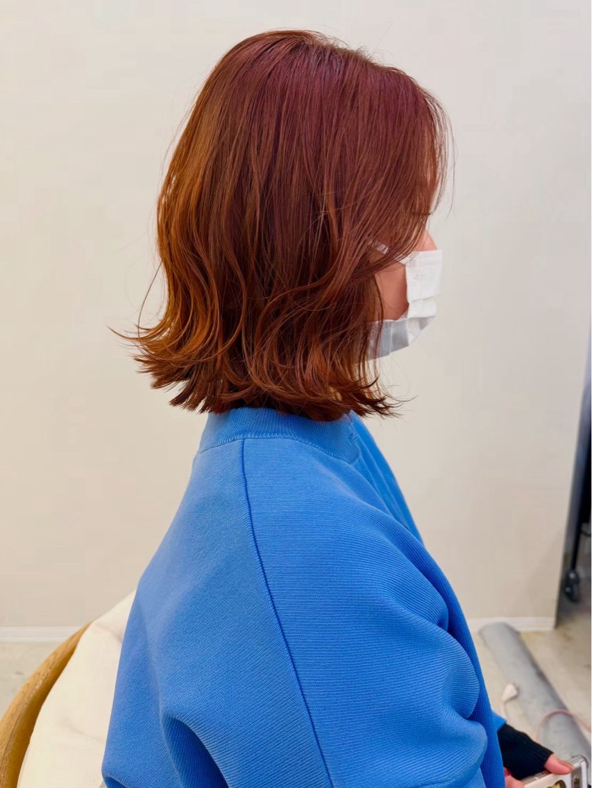 ダブルカラー+メンテナンスカットの写真