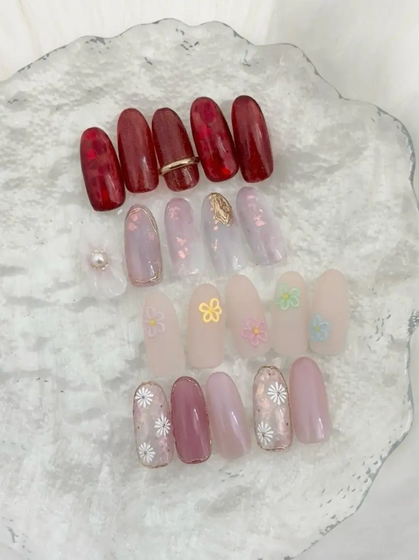 ネイル ハンドネイル 🦋🤍 madoka🤍のネイルデザイン