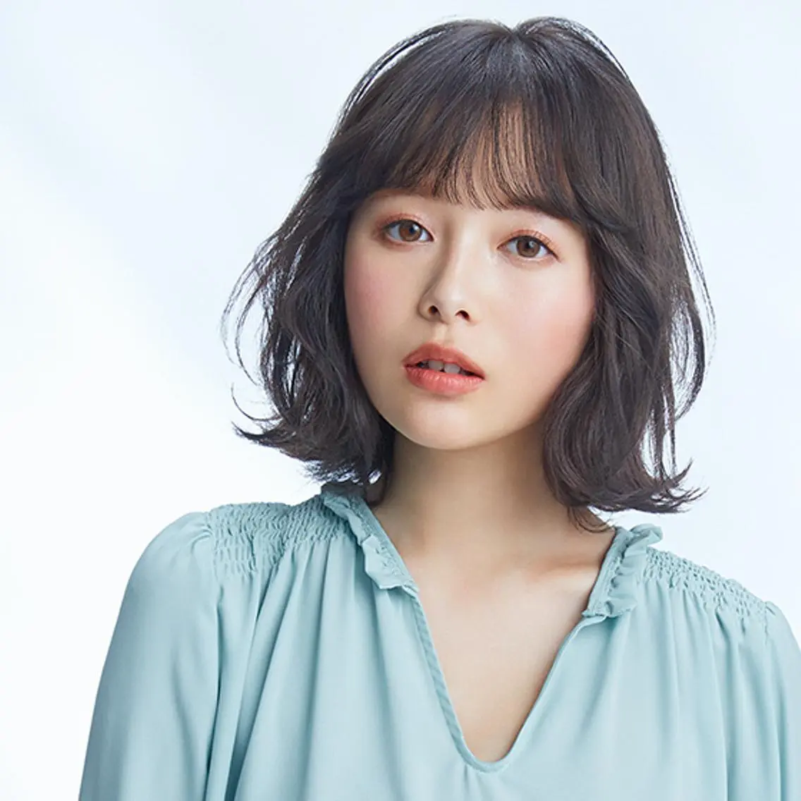 ミディアム カット ヘアカラー Relais 覚王山のヘアスタイル