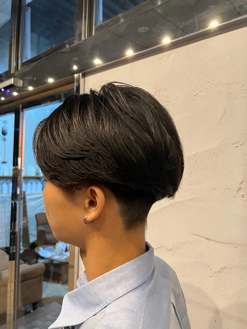 メンズ センターパート Men's NAM 八角のヘアスタイル