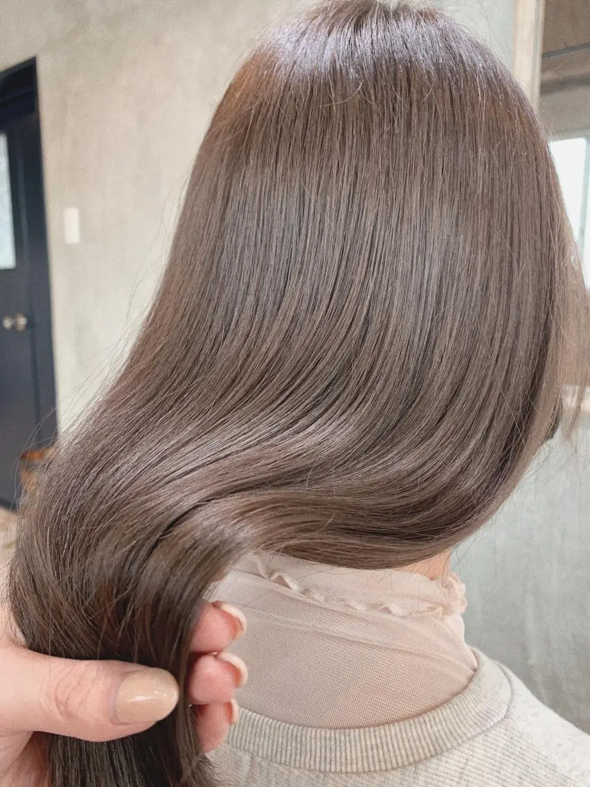 【髪質改善💆🏻‍♀️】似合わせcut+酸熱トリートメント🌿の写真