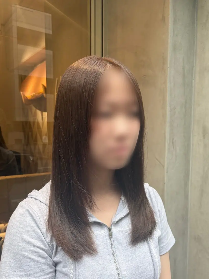 カラー ベージュカラー ブラウンカラー ブラウンベージュ ヘアカラー 🪐ボブ|perm 🌀チサのヘアスタイル