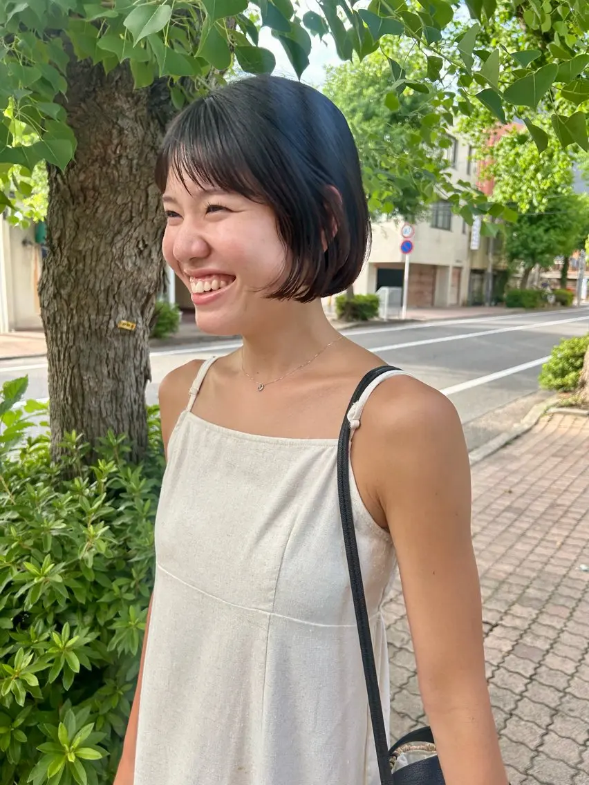 ショート ショートボブ ボブ ショートヘア SUNSUNSUN 斎藤天海のヘアスタイル