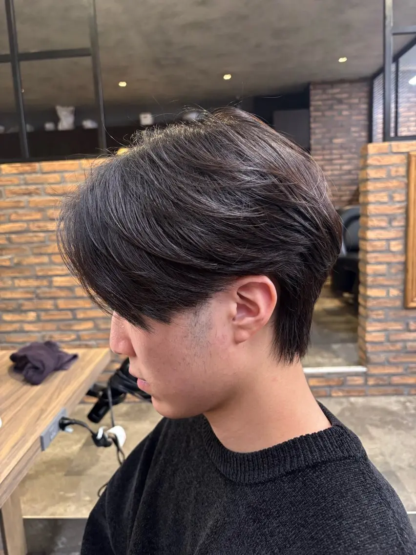 メンズ カット パーマ 🪽直毛男子の救世主 🪽フェザーパーマのヘアスタイル