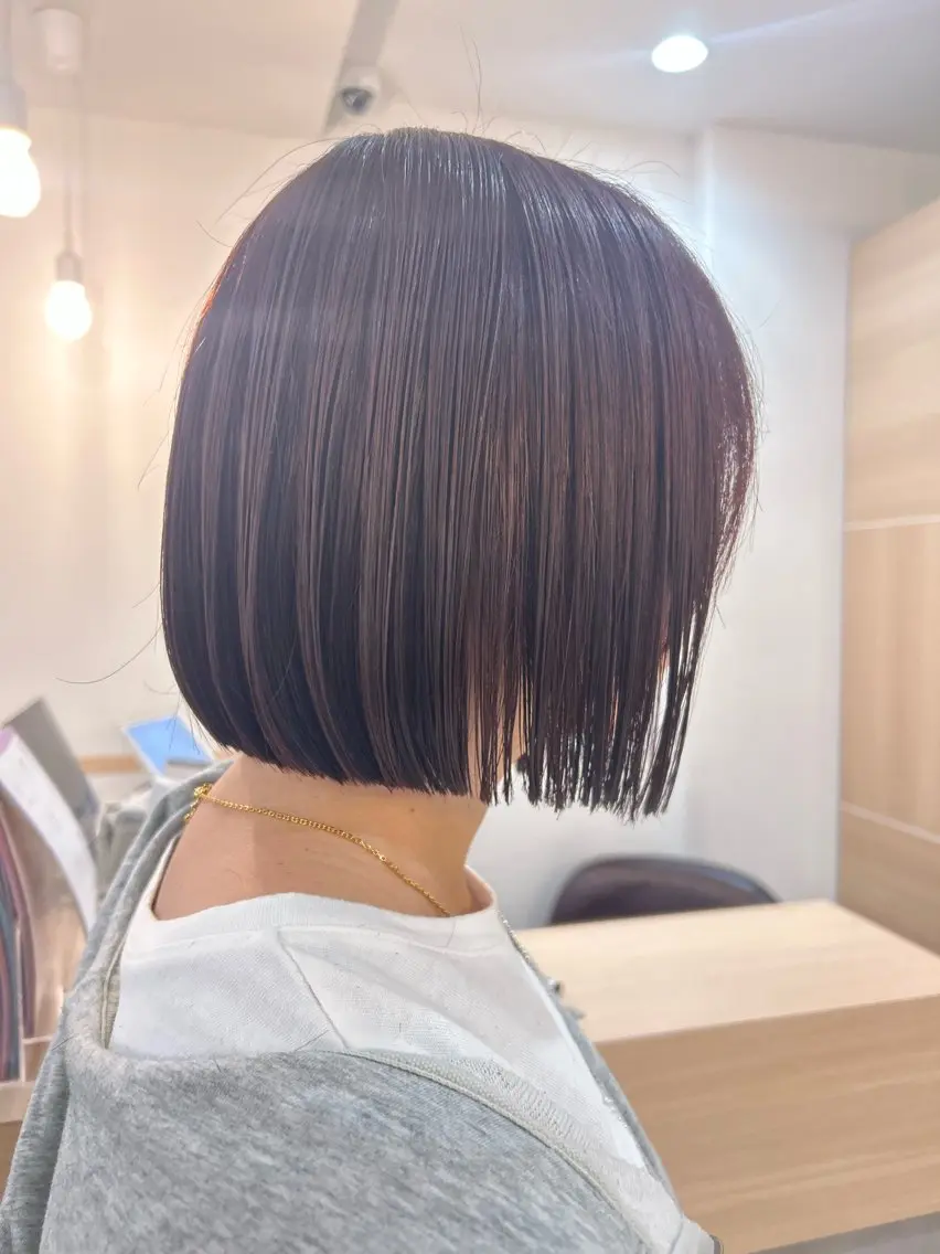 カット+水光アルティストカラー+髪質改善トリートメントの写真