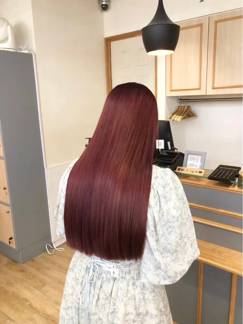 ☆平日1名様限定☆暖色カラー❤️➕アイロンorコテ巻き仕上げ✨️の写真