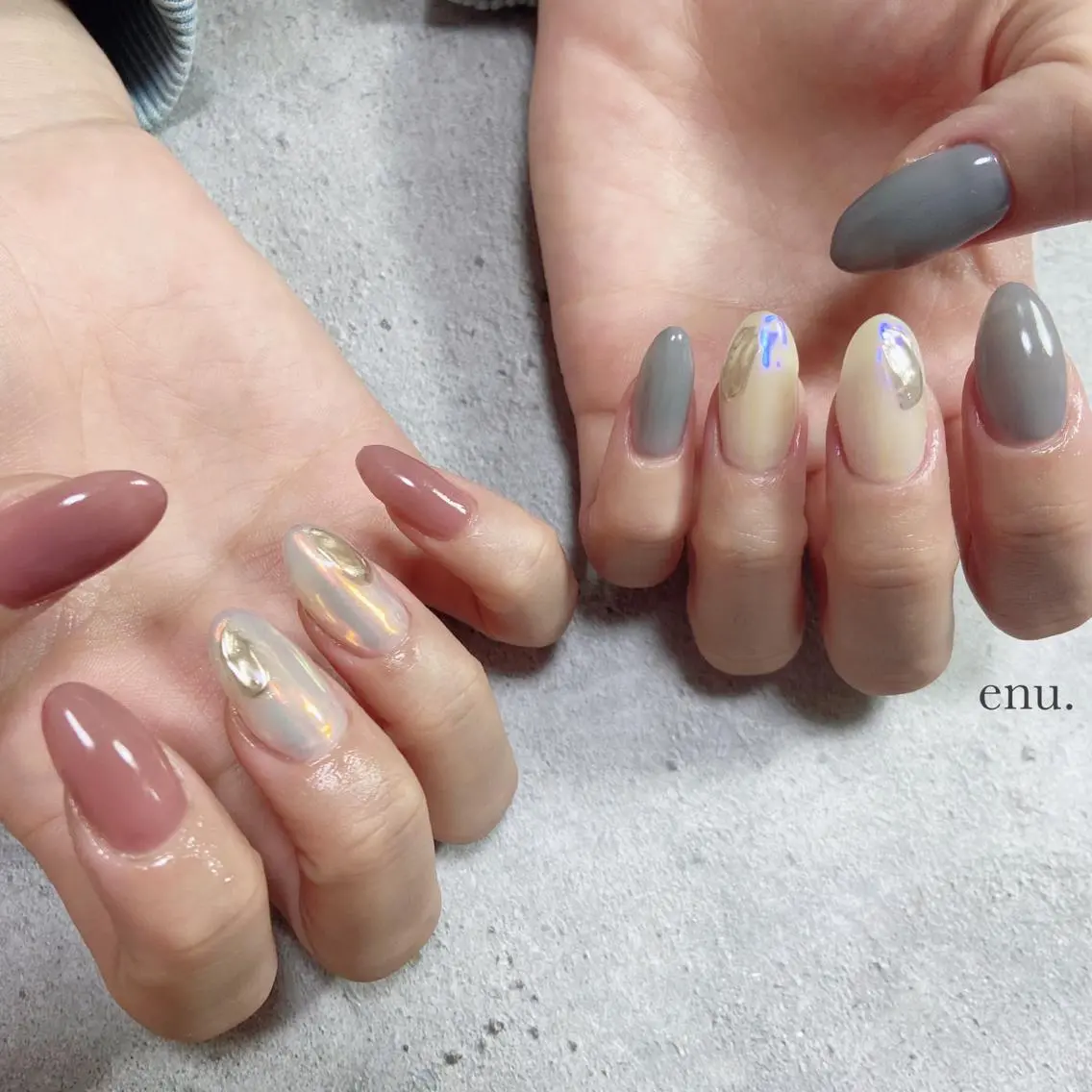 ネイル ハンドネイル enu. nanakoのネイルデザイン