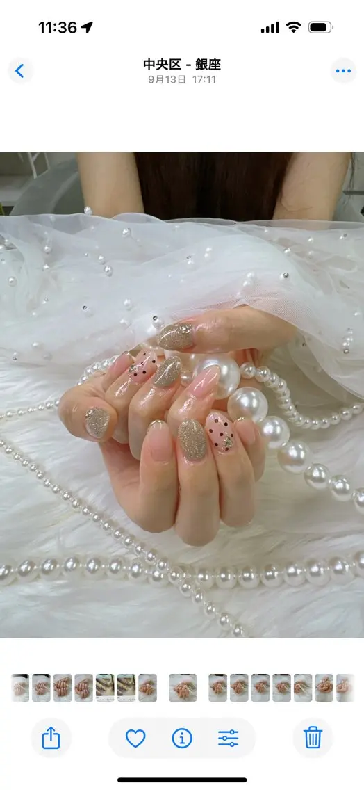 ネイル アートネイル べっ甲ネイル ボルドー チークネイル フレンチネイル Queeens nailのネイルデザイン