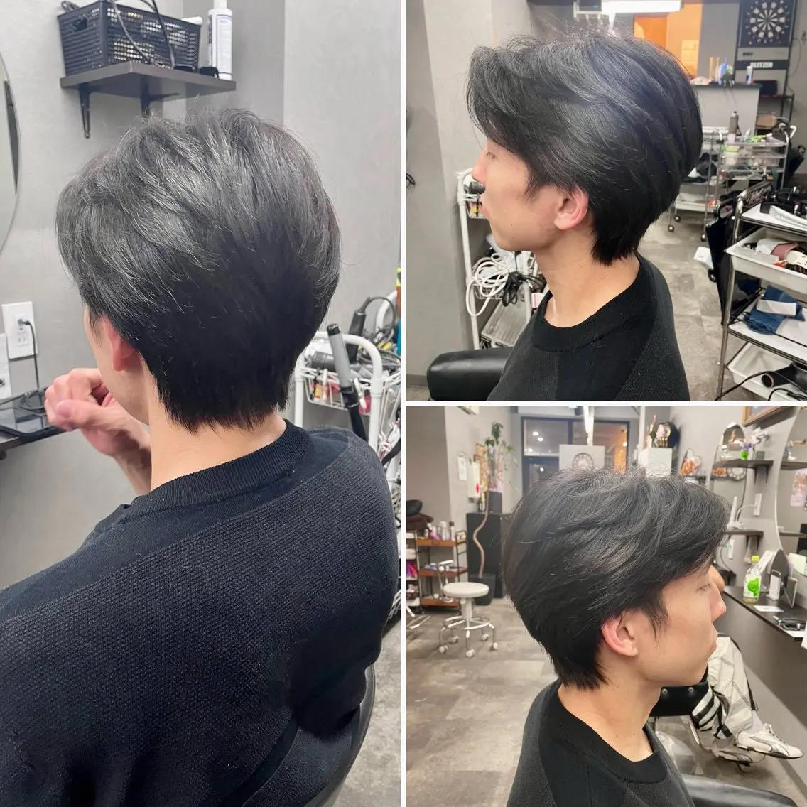 メンズ メンズショート 刈り上げ カット ヘアセット 🌹ミラクル美容師 🌹ブリーチくっぽのヘアスタイル