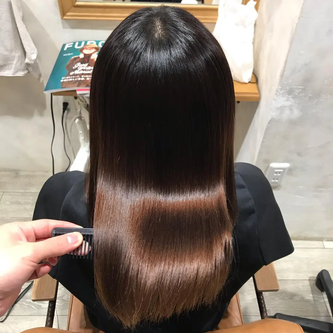 パーマ 縮毛矯正 Keshiki大名 安部 真輝のヘアスタイル