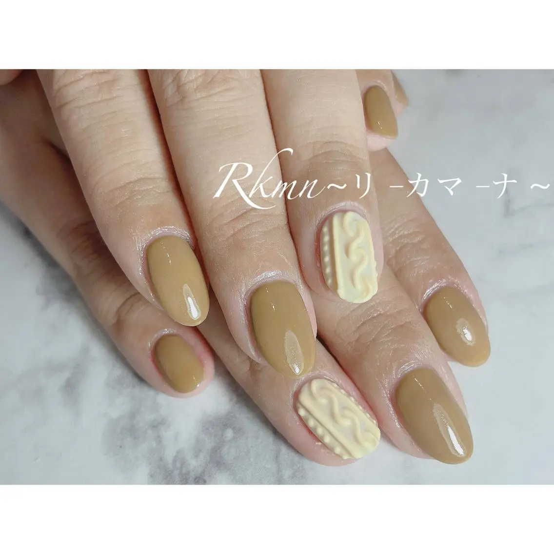 ネイル アートネイル 春ネイル ハンドネイル フットネイル ハンドケア Rkmn ~リ-カマ-ナ~のネイルデザイン