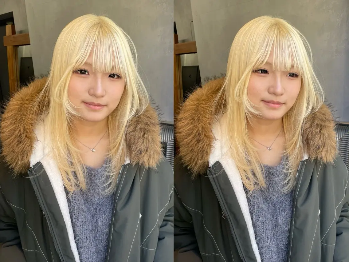 ロング カラー AIRI /XENA渋谷本店のヘアスタイル