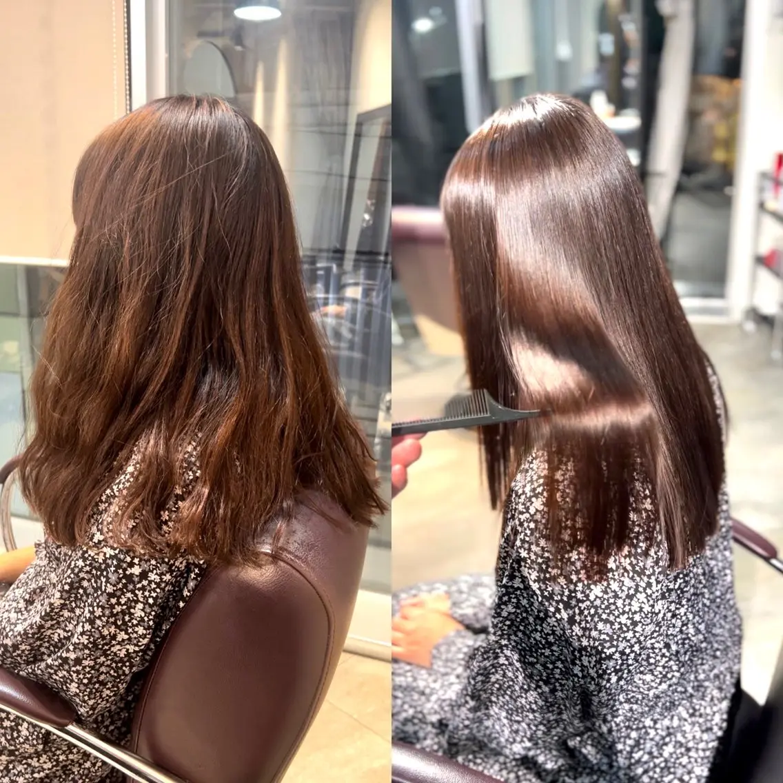 セミロング パーマ ヘアアレンジ パーマ トリートメント ヘッドスパ ヘアセット 🌈インナーカラー ‘ショウマ’🌈のヘアスタイル
