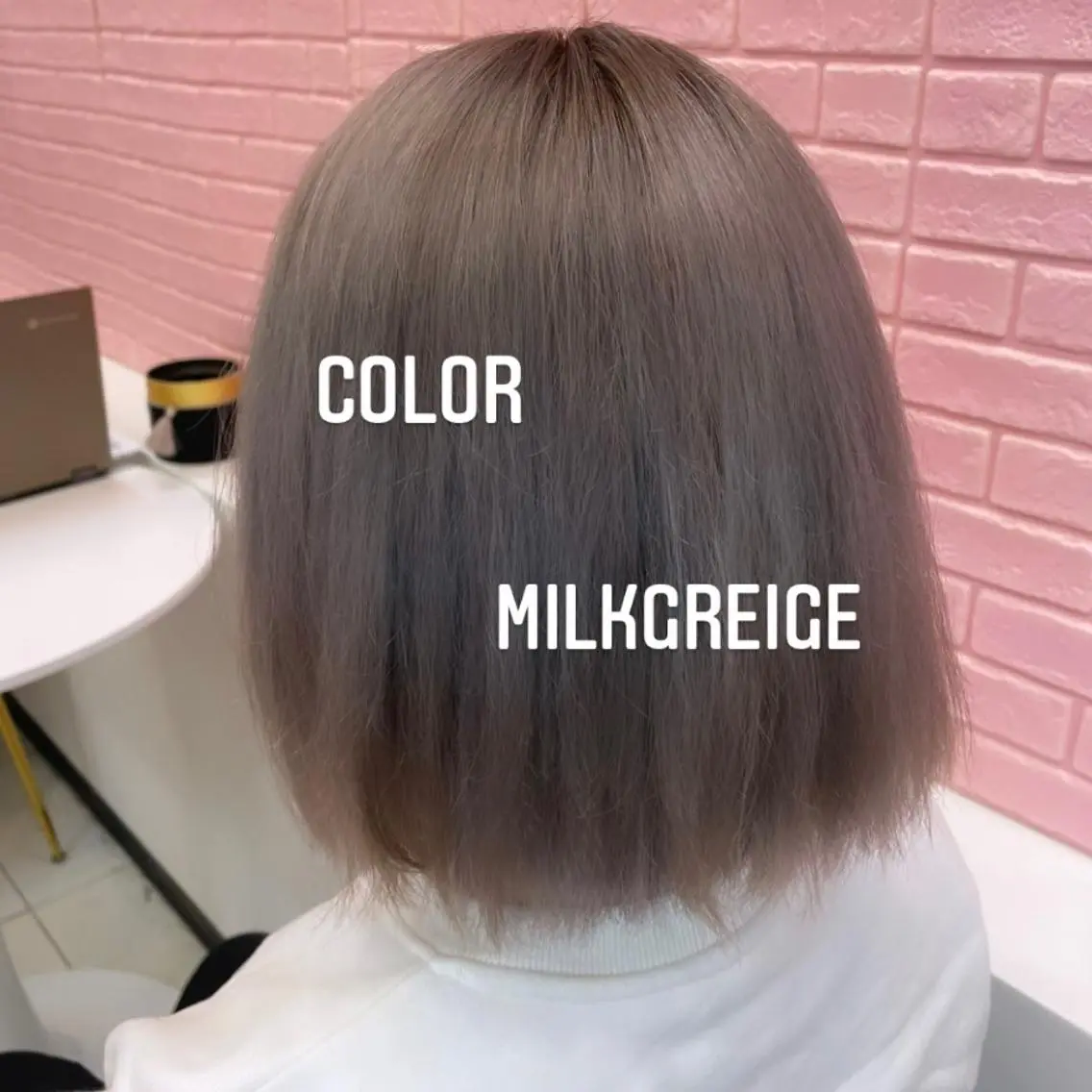 ショート カラー ヘアカラー トリートメント エクステ🩵ブリーチ 韓国ヘア🩵KAEのヘアスタイル