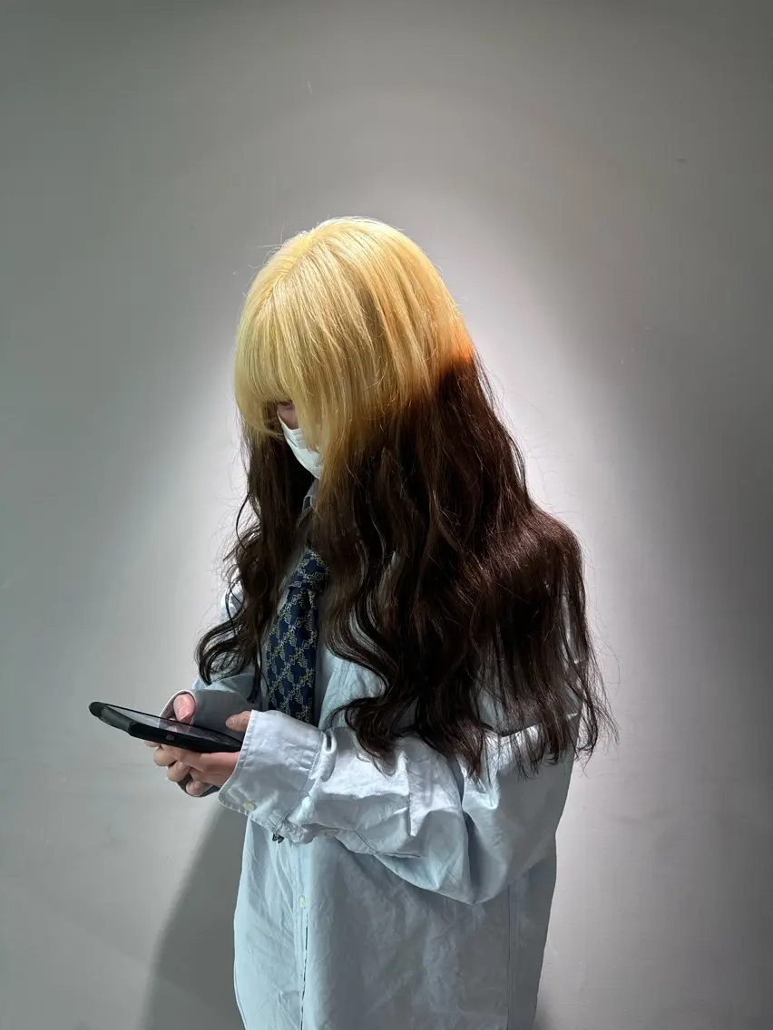 ロング カラー ヘアカラー トリートメント 髪質改善/艶カラー HANAのヘアスタイル