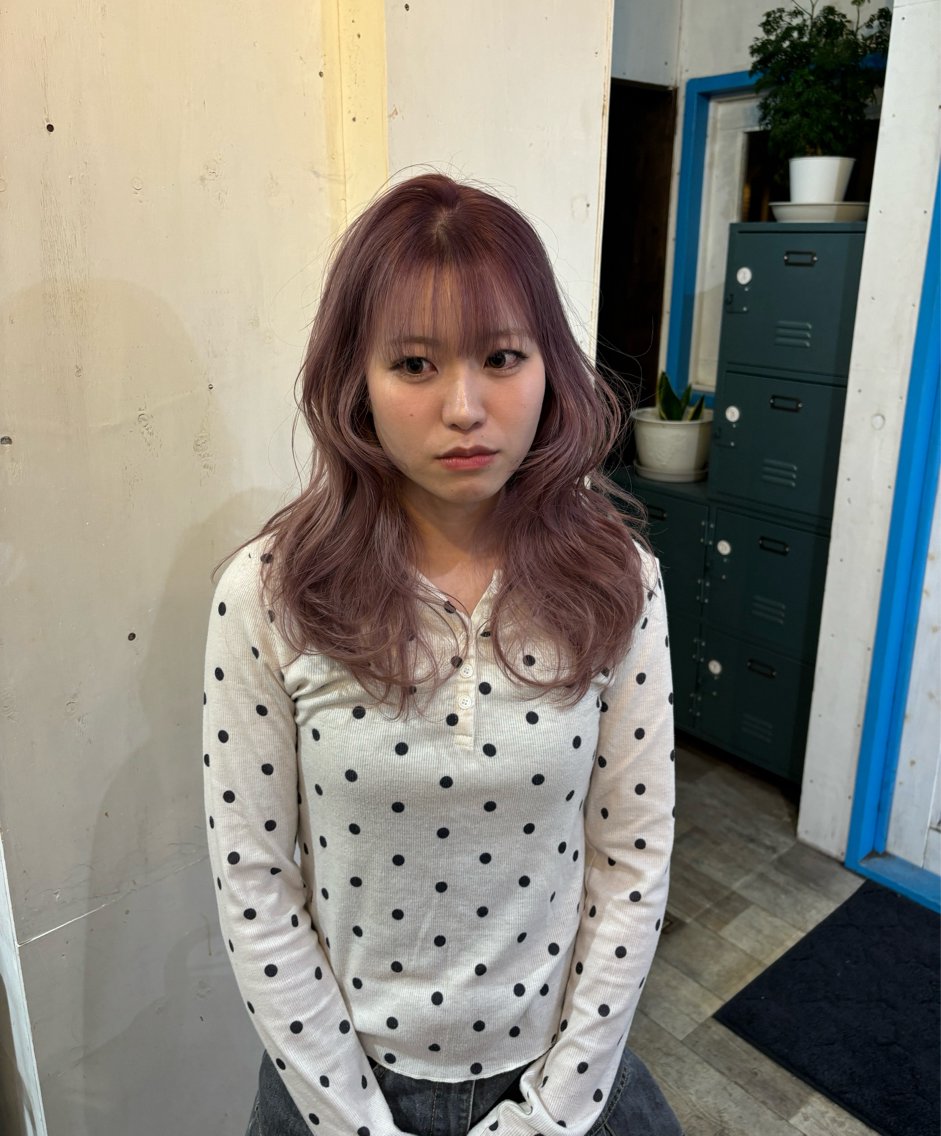 セミロング カラー Shuri🐾 Ricca hairのヘアスタイル