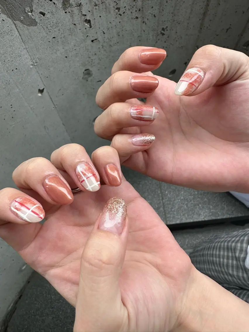 ネイル ハンドネイル 長谷川 奈緒美のネイルデザイン