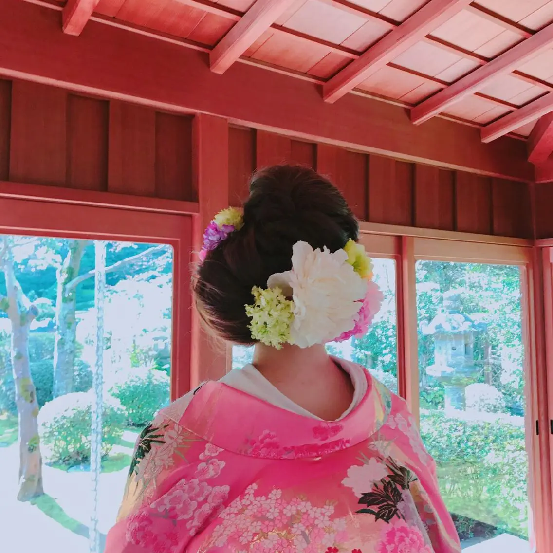 ロング ヘアアレンジ 石丸 洋子のヘアスタイル