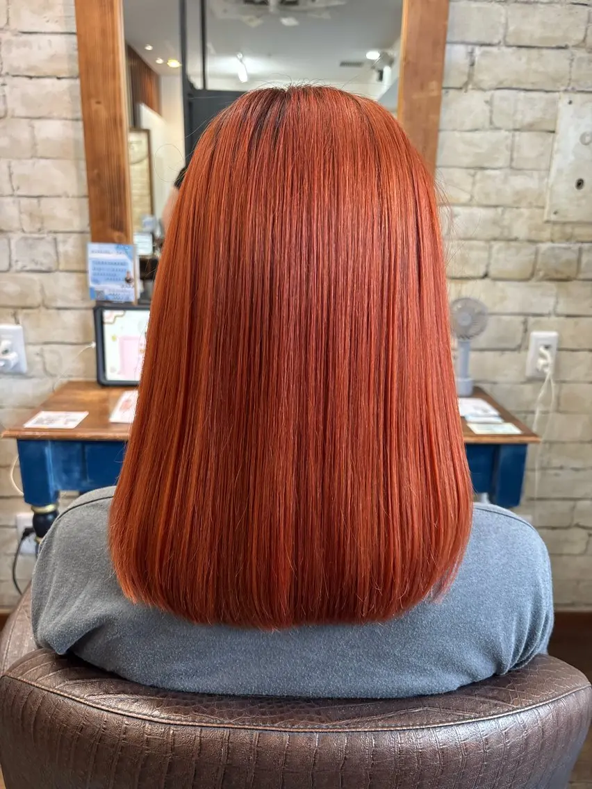 ミディアム ヘアカラー トリートメント みいな カラーモデル募集中！のヘアスタイル