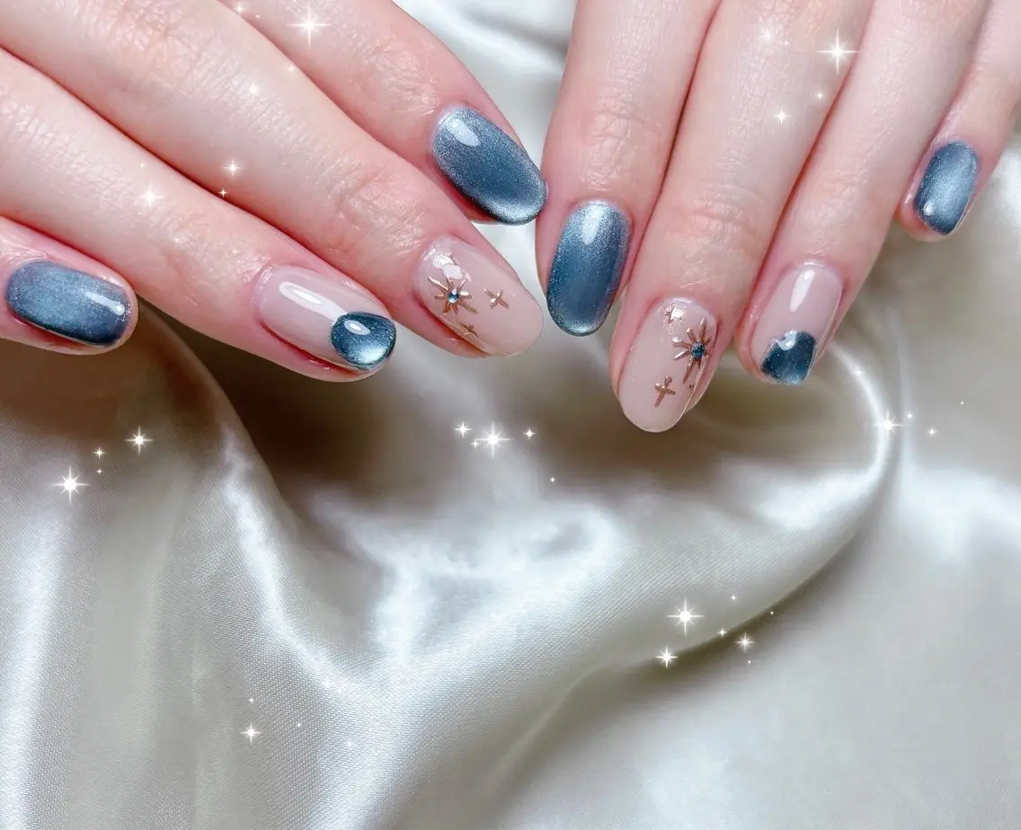 ネイル アートネイル マグネットネイル ハンドネイル FLARE NAIL フレアネイルのネイルデザイン