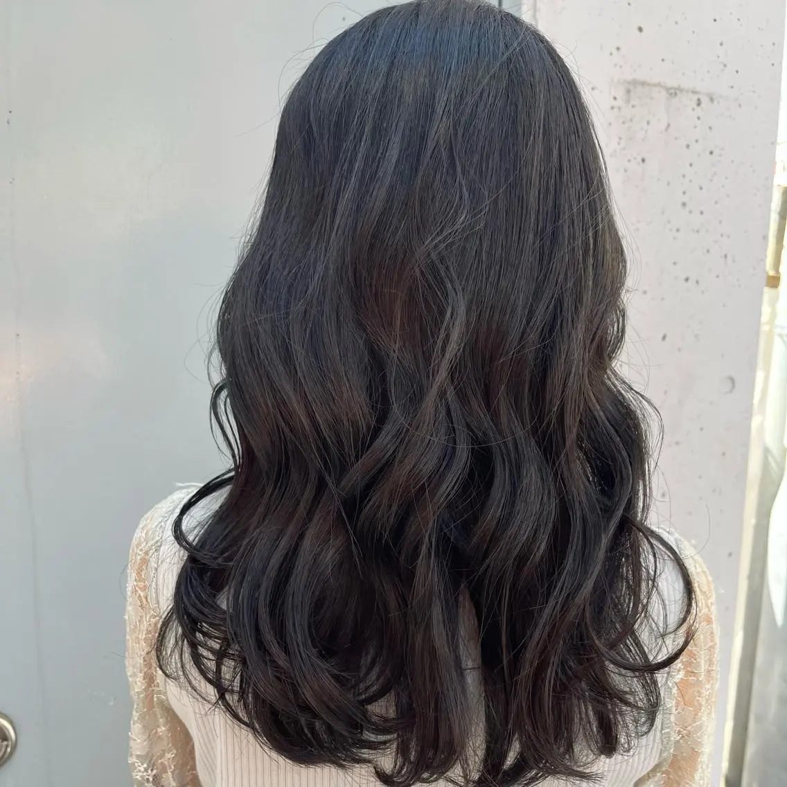 セミロング カラー パーマ ヘアアレンジ メンズ キッズ アイブロウ HIROKO / 透明感暖色カラー🎀のヘアスタイル